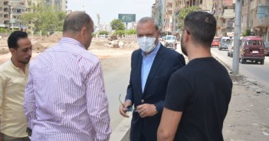 محافظ القليوبية يتابع أعمال تطوير شارعى فريد ندا ومسجد الأشراف