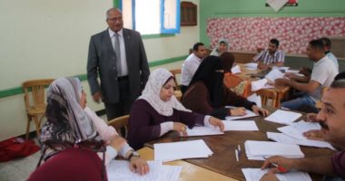 27 غرفة و600 مصحح داخل مقر لجنة تقدير الدرجات للدبلومات الفنية ببنى سويف 