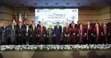 وزير التعليم العالى يشهد حفل تنصيب الرئيس الجديد للجامعة المصرية اليابانية