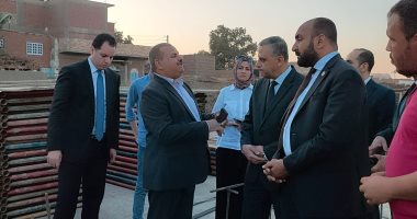 محافظ سوهاج يتفقد مشروع تغطية ترعة "أم الطبول" بتكلفة 36 مليون جنيه