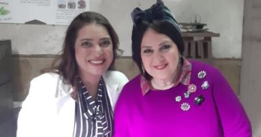 الراحلة دلال عبد العزيز من كواليس "تسليم أهالى" قبل عرضه فى عيد الأضحى
