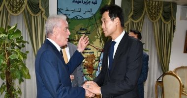 محافظ جنوب سيناء يلتقى سفير كوريا الجنوبية لبحث سبل التعاون السياحى