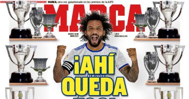 إرث قياسى.. صحف إسبانيا تودع مارسيلو الأكثر تتويجًا مع ريال مدريد