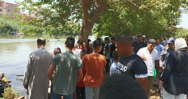 الإنقاذ النهرى يعثر على جثمان أحد الشقيقين الغريقين ببحر شبين الكوم.. لايف وصور