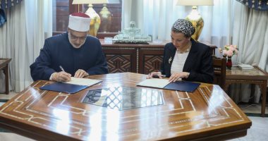 الأزهر والكنيسة إيد واحدة لمواجهة التغيرات المناخية.. 3 بروتوكولات تعاون بين البيئة والمؤسسات الدينية.. الأزهر الشريف والكنيسة الأرثوذكسية والهيئة القبطية الإنجيلية يتشاركون فى نشر الوعى البيئى.. صور