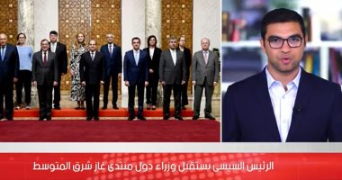 التفاصيل الكاملة لاستقبال الرئيس السيسى وزراء دول منتدى غاز شرق المتوسط.. فيديو
