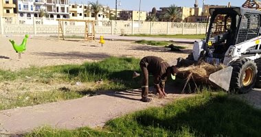 رفع 40 طن قمامة وتراكمات فى حملات نظافة.. وتركيب 50 كشافا بشوارع الأقصر