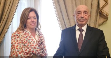 عقيلة صالح يبحث مع وليامز فى القاهرة مستجدات اجتماعات المسار الدستورى الليبى