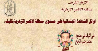 تفاصيل إعلان نتيجة الشهادتين الابتدائية والإعدادية بمنطقة الأقصر الأزهرية