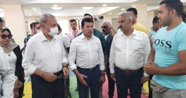 وزير الشباب يفتتح مركز شباب كفر شبين ضمن مبادرة "حياة كريمة"