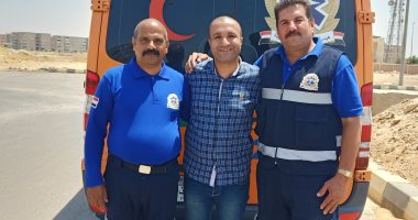 مسعف وسائق يعيدان 141 ألف جنيه تخص متوفى في حادث على طريق بنى سويف.. لايف