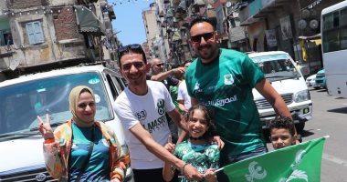 جمهور المصري يتوجه بالمئات إلى استاد برج العرب لمؤازرة الفريق أمام الجونة.. صور