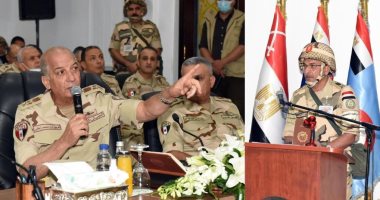 وزير الدفاع يشهد المرحلة الرئيسية لمشروع إدارة الحرب الكيميائية "غريب - 8"