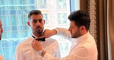 استعدادات أحمد ياسر ريان لحفل زفافه.. صور
