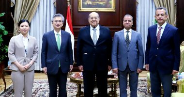 رئيس الشيوخ يستقبل السفير اليابانى أوكا هيروشي