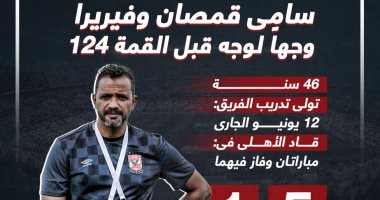 فيريرا وسامي قمصان وجهاً لوجه فى لغة الأرقام قبل القمة 124