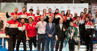 مصر تتصدر جدول ميداليات بطولة إفريقيا للسلاح