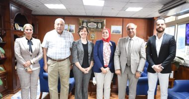 رئيس جامعة السادات يستقبل وفداً من الوكالة الأمريكية للتنمية الدولية "أميد إيست"