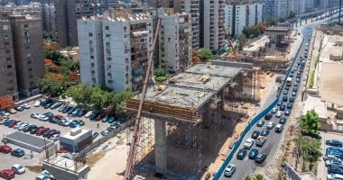 شاهد ما تم تنفيذه بمشروع مونوريل العاصمة الإدارية الجديدة.. صور