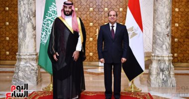 الرئيس السيسى يشيد بالتطور الكبير فى العلاقات المصرية السعودية