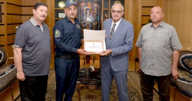 جامعة المنصورة تكرم فرد أمن حاول إنقاذ نيرة أشرف