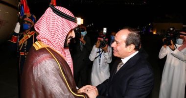 ولى العهد السعودى يرسل برقية شكر للرئيس السيسى