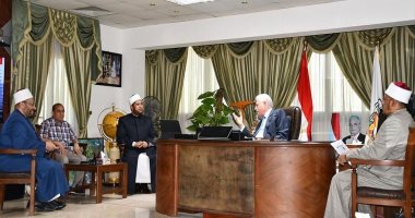 محافظ جنوب سيناء يلتقى علماء مجمع البحوث الإسلامية.. صور