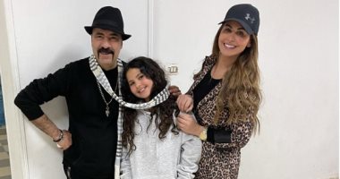 شاهد مي سليم برفقة محمد سعد وابنتها 