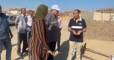 محافظ أسيوط يتفقد أعمال إنشاء محطة رفع صرف صحي قريتي عرب الجهمة والأنصار