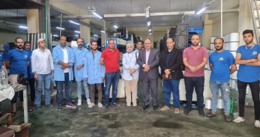 متدربو وحدة التدريب المتنقلة يشاركون فى زيارة تفقدية لأحد مصانع بورسعيد