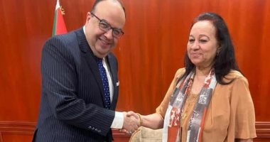 السفير المصري في الخرطوم يلتقي عضوة مجلس السيادة السوداني