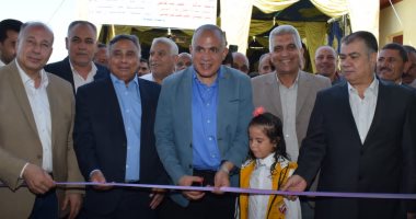 وزير الرى يفتتح محطة مصرف 7 لخدمة 86 ألف فدان فى كفر الشيخ