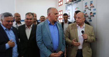 وزير الرى يفتتح محطة طلمبات صرف 7 لخدمة 86 ألف فدان بكفر الشيخ 