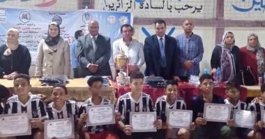مركز شباب أبوخلاد ببنى سويف يفوز ببطولة النسخة الأولى من دورى "حياة كريمة".. صور