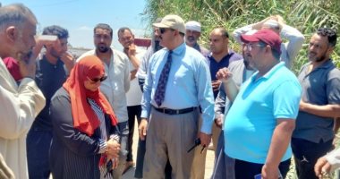 حياة كريمة بكفر الشيخ.. وضع أساسات عمارات سكن كريم وزرع أعمدة الإنارة بالقرى