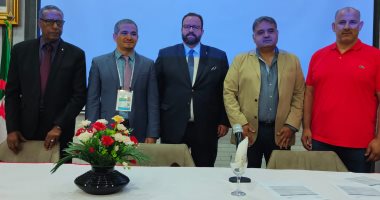 إبراهيم مصطفى يفوز بمنصب نائب رئيس الاتحاد المتوسطى للمصارعة 