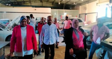 ضبط مركز خدمة سيارات بداخله قطع غيار وزيوت مجهولة المصدر بالإسكندرية.. صور