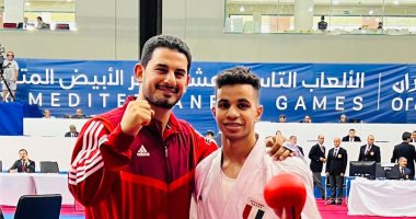 الميدالية الثانية.. أحمد أيمن يحقق برونزية الكاراتيه فى ألعاب البحر المتوسط 
