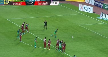 إلياس الجلاصى يضيف الهدف الثانى للمصرى أمام المقاصة من ركلة جزاء.. فيديو