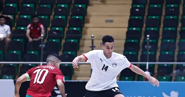 منتخب الصالات يخسر أمام المغرب 5 / 2 ويودع بطولة كأس العرب من نصف النهائى