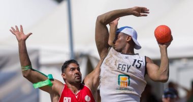 منتخب اليد الشاطئية يهزم بورتوريكو فى ختام تحديد مراكز بطولة العالم 