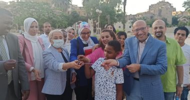 استعراضات وفولكلور فى "ملتقى الطفل الأفريقي" السابع بالحديقة الثقافية للأطفال 