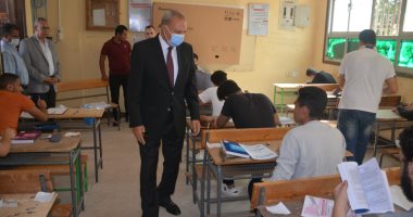 محافظ القليوبية يتفقد لجان امتحانات الثانوية العامة بمدن بنها وكفر شكر.. صور