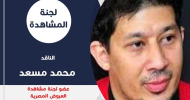 الناقد محمد مسعد عضوا بلجنة مشاهدة العروض المصرية بمهرجان المسرح التجريبي