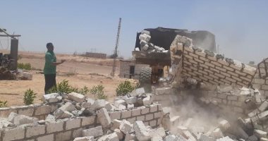 حملات بالمنيا لإزالة التعديات على الأراضى الزراعية وأملاك الدولة ورفع الإشغالات
