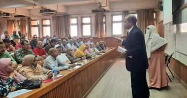 كلية التكنولوجيا والتعليم بجامعة حلوان تستقبل الدفعة الخامسة من برنامج تأهيل المعلمين