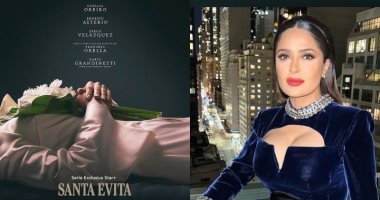 من التمثيل للإنتاج.. سلمى حايك منتجة منفذة للمسلسل الأسبانى Santa Evita