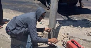 استمرار حملات النظافة والتجميل ورفع كفاءة الإنارة العامة بقرى محافظة كفر الشيخ