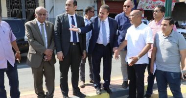 محافظ المنوفية يفتتح كورنيش بركة السبع بعد تطويره ويتفقد أعمال الرصف