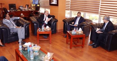 رئيس التنمية الصناعية يستقبل وفد الاتحاد العربي لتنمية الصادرات الصناعية